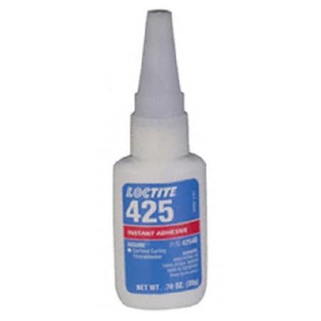 Henkel Anaerobic Threadlocker, Small Metal and Plastic Fastener, Bottle, 0.044 Lb 425 BLUE 20GM IDH 135461